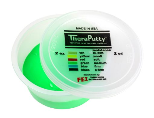 Cando Theraputty Standard Hand Exercise Putty - 2 oz - Green - Medium | Flamingo Sportswear