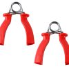 Improving Hand Strength: Fixed Resistance Hand Grips, Medium, Red, Pair