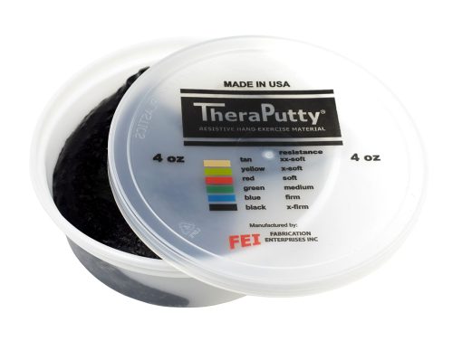 Cando Theraputty Standard Hand Exercise Putty - 4 oz - Black - X-firm | Flamingo Sportswear