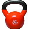 Cando Vinyl-Coated Kettlebell - Gold - 30 lb - Workout & Strength Training | Flamingo Sportswear