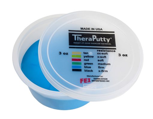 Cando Theraputty Standard Hand Exercise Putty - 3 oz - Blue - Firm | Flamingo Sportswear