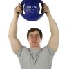 CanDo, Molded Dual Handle Medicine Ball, Blue, 15.4 lb. (7 kg) | Flamingo Sportswear